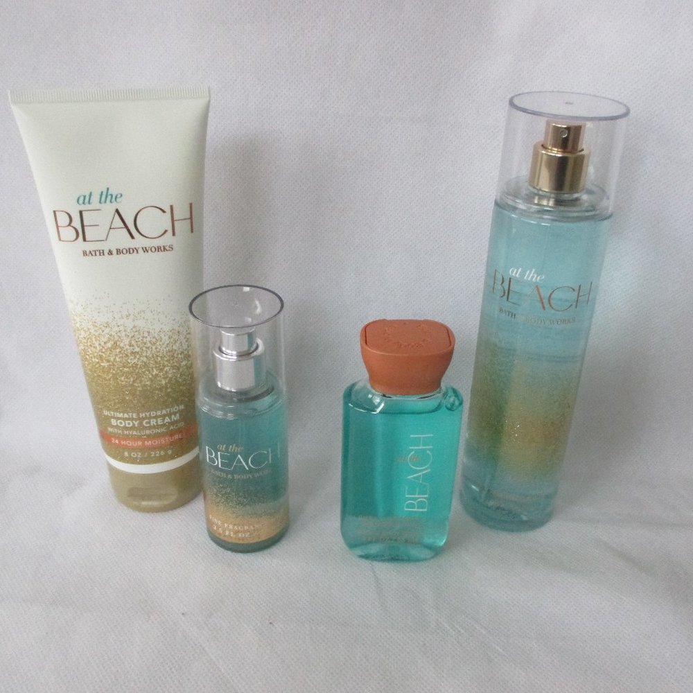 NWT - Bath & Body Works "at the BEACH" 4 piece bundle